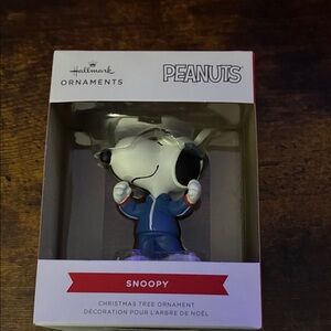 Hallmark Peanuts Snoopy Ornament in Blue and White
